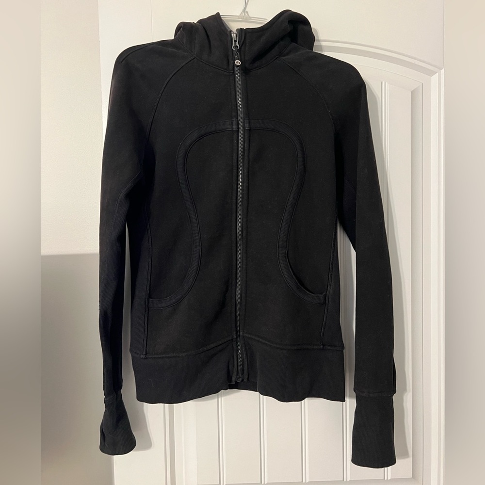 Black lululemon scuba full zip